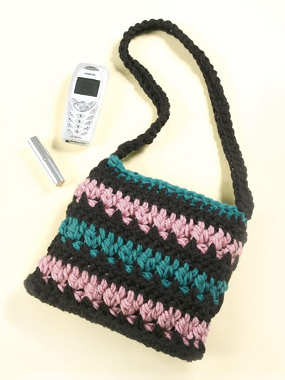 Midnight Jewels Easy Crochet Handbag Pattern