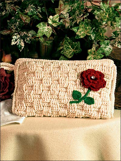 Vintage 1960s Ivory Crochet Purse / Woven with Metal Wrist Handles - Ruby  Lane
