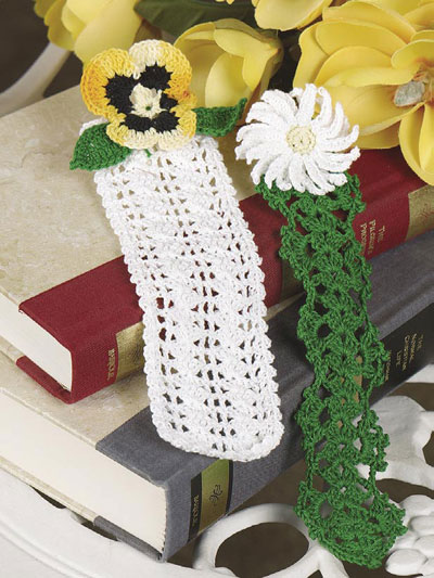 Flower Bookmarks Easy Crochet Pattern