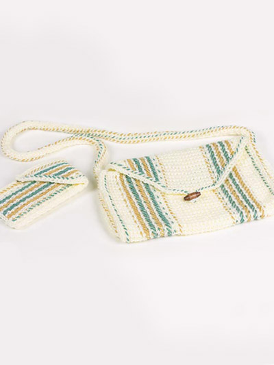 Twist-Stitch Purse & Eyeglasses Case Crochet Pattern