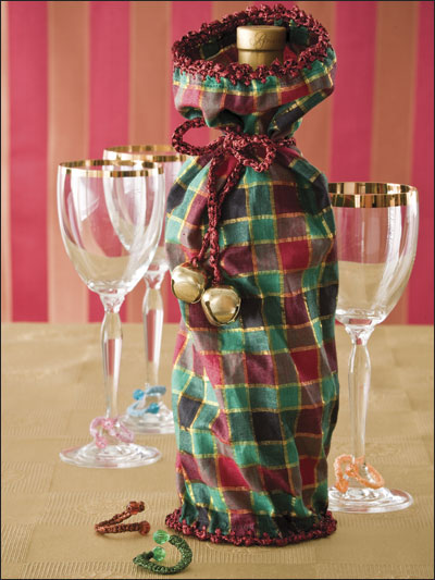 Wine Sleeve & Charms Crochet Pattern