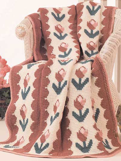 Tulip Patch Afghan