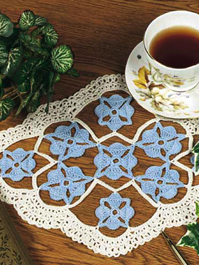Touch-of-Blue Doily