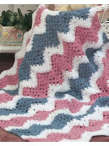Baby's Quick Ripple Crochet Afghan Pattern