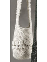 Broomstick Lace Crochet Handbag