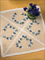 Forget-Me-Not Doily