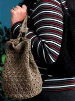 Drawstring Hobo Crochet Handbag Pattern