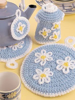 Daisy Kitchen Set Crochet Pattern