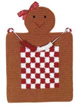 Gingerbread Checkboard Easy Crochet Pattern