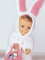 Easter Bunny Baby Doll Costume