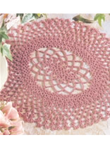 Oval Tatted Doily